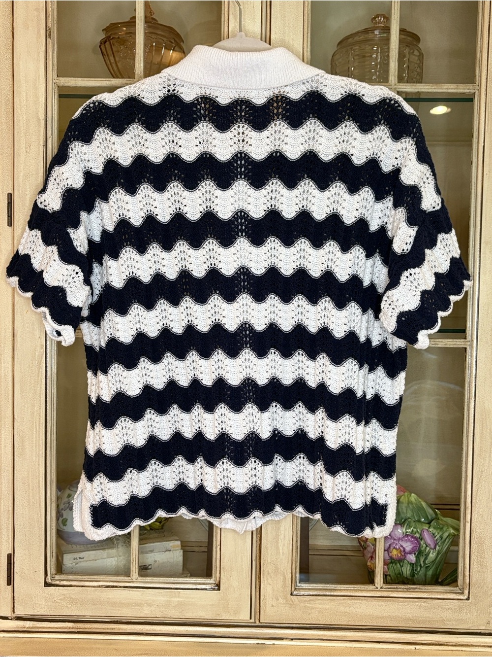 EUC Lou & Grey Cotton-Blend TWO PIECE Set in Navy & White Nautical Stripes - Picture 5 of 9